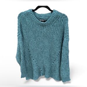 Women's Blue Knit Sweater